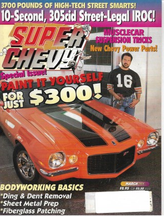 SUPER CHEVY 1994 MAR - PAINT IT CHEAPLY, 305-POWER